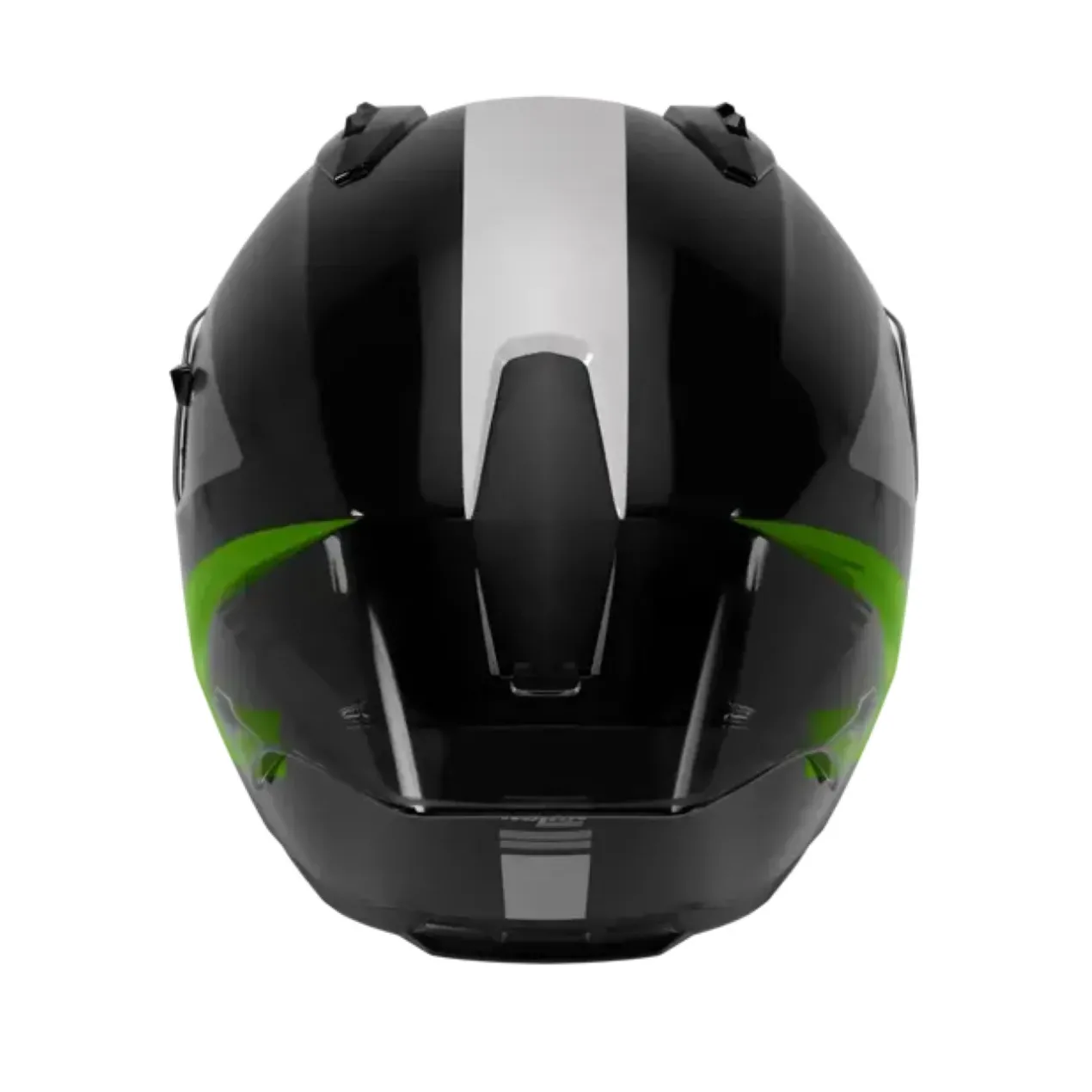 Casco Nolan N60-6 Sport Contrasto Nero Verde Fluo