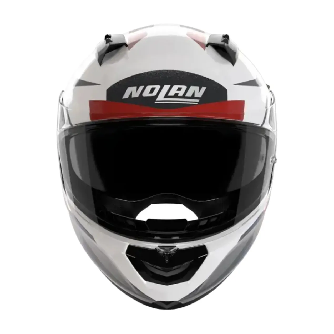 Casco Nolan N60-6 Sport Corsa Bianco Blu Rosso