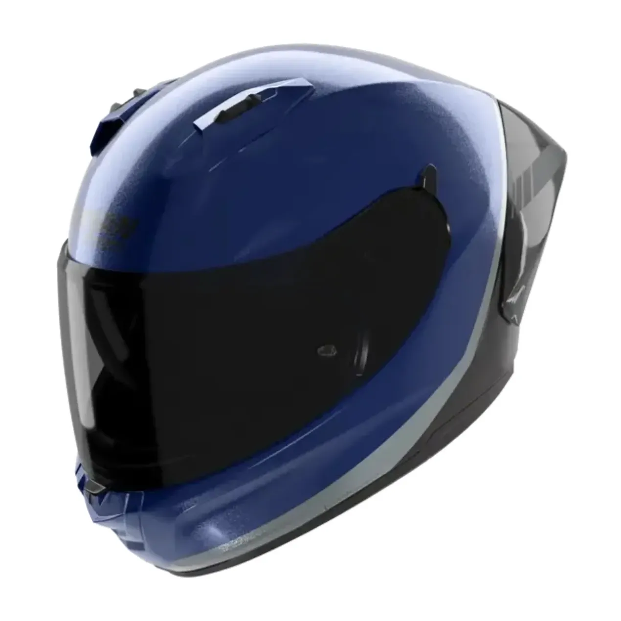 Casco Nolan N60-6 Sport Verniciatura Speciale Blu Nero Argento