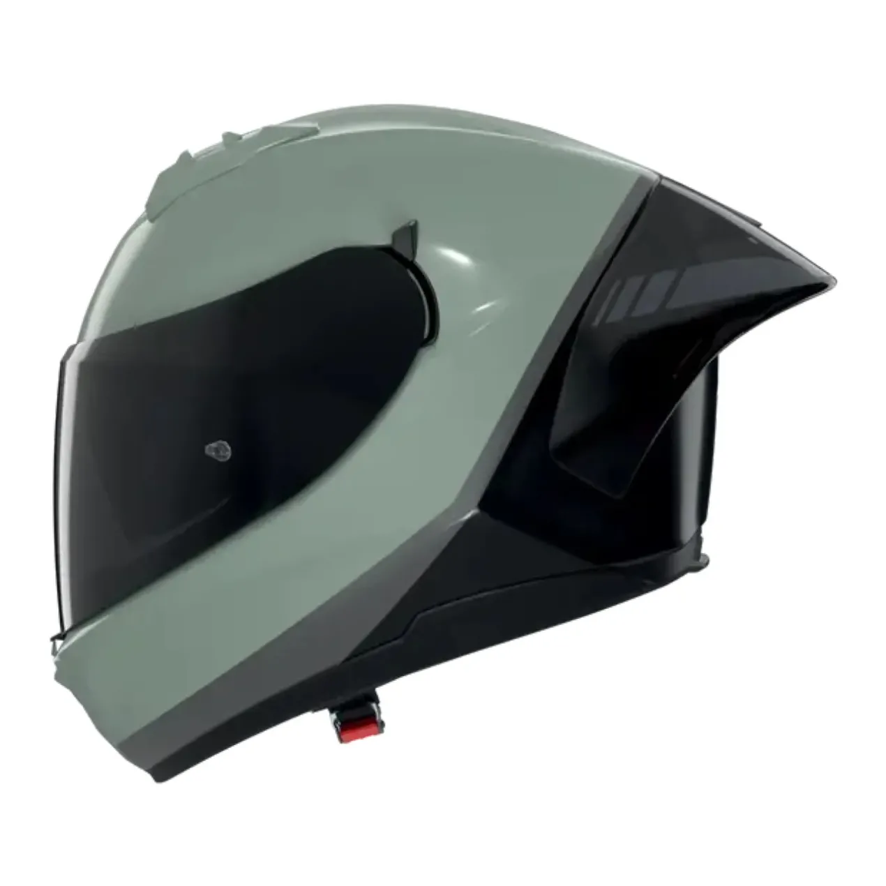 Casco Nolan N60-6 Sport Verniciatura Speciale Verde Grigio Nero Antracite