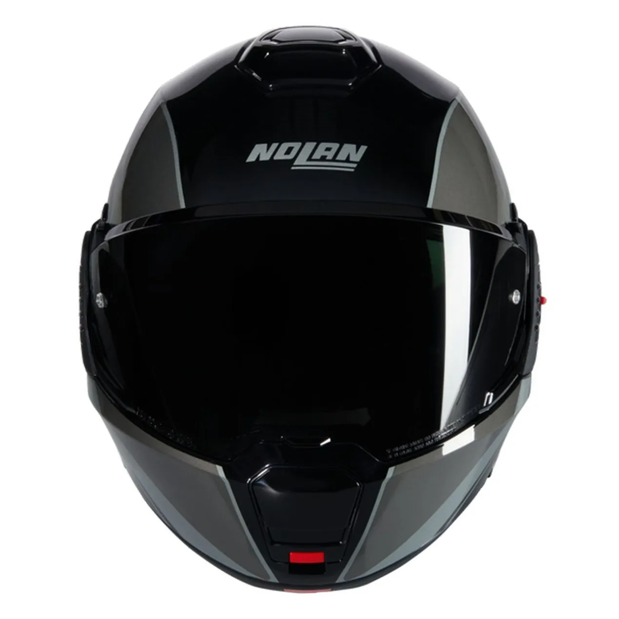 Casco Nolan N120-1 Verniciatura Speciale Nero Grigio Argento