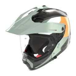 Casco Nolan N70-2 X 06 Selvado Nero Verde Grigio Bianco Arancione