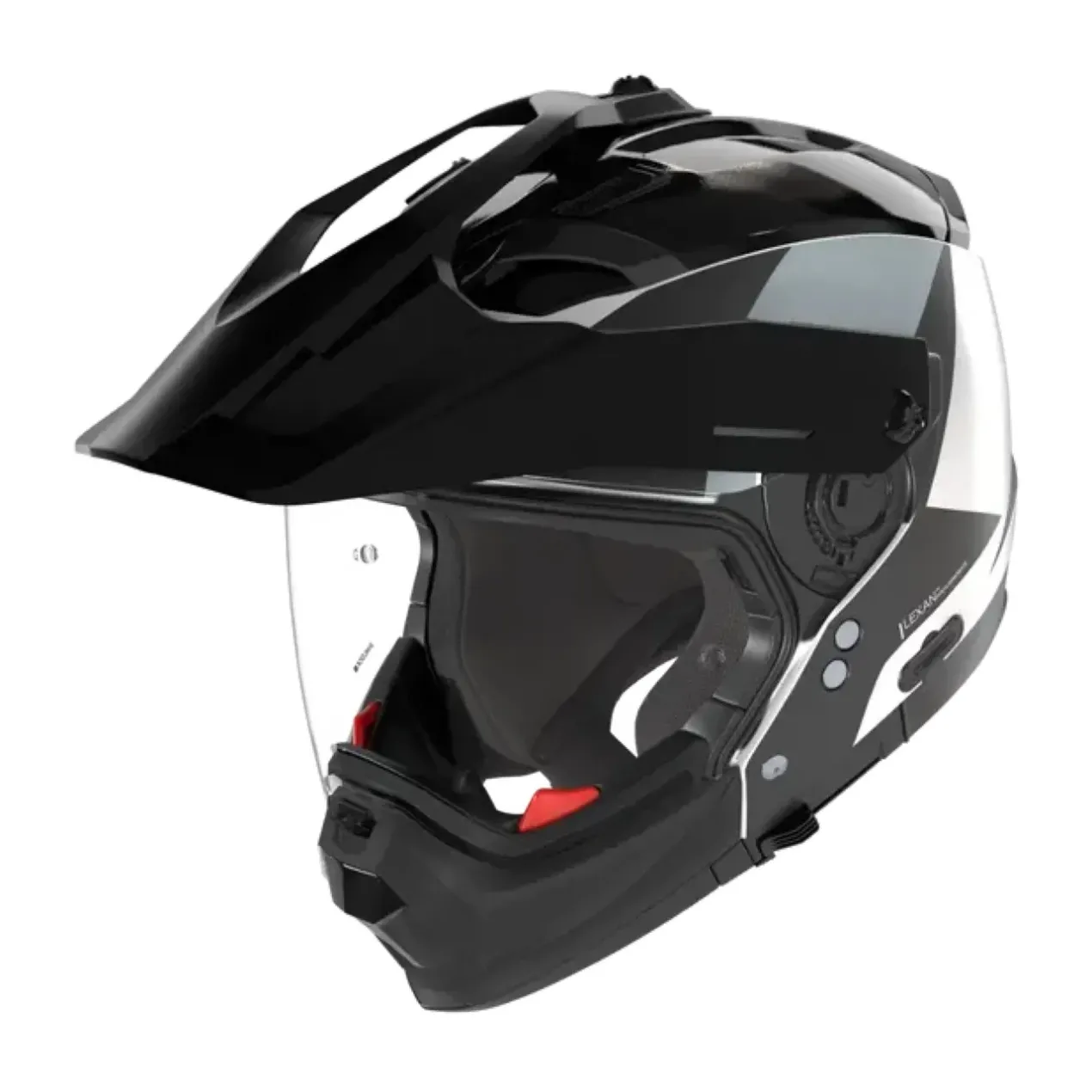 Casco Nolan N70-2 X 06 Turbine Bianco Nero Grigio