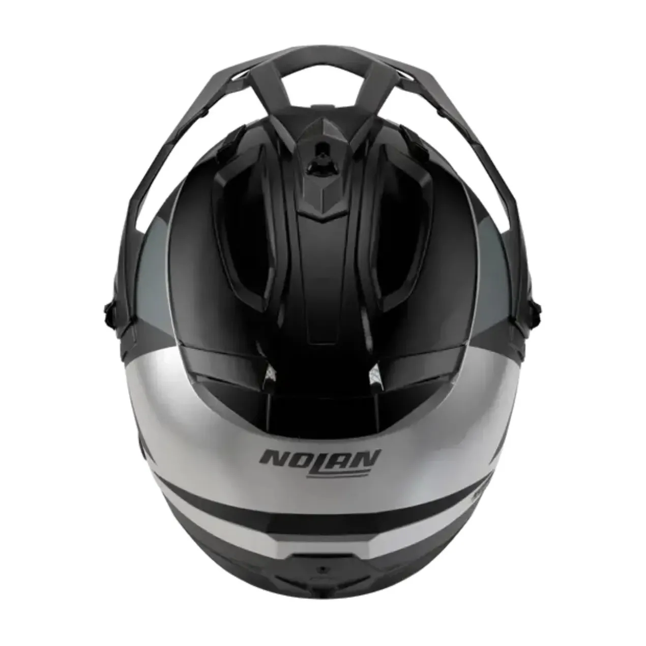 Casco Nolan N70-2 X 06 Turbine Bianco Nero Grigio