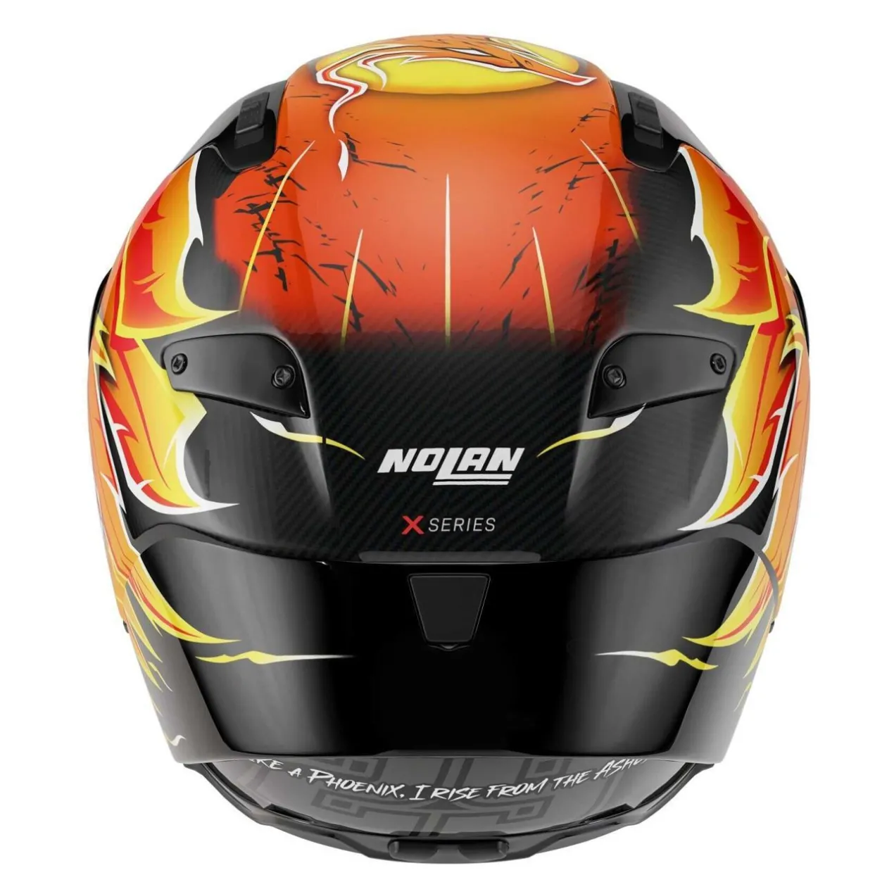 Casco Nolan X-804 Rs REPLICA IANNONE Rosso Arancione Giallo