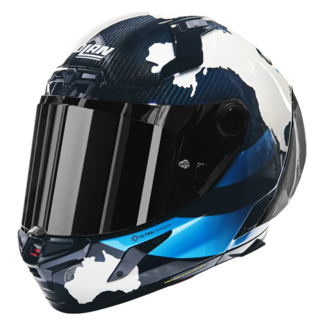 Casco Nolan X-804 Rs UC CHECA 30TH ANNIVERSARY SPECIAL EDIT Blu Liquido