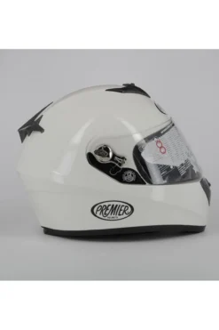 Casco Premier Dragon Fibra Monocolore Ultimo Pezzo Bianco