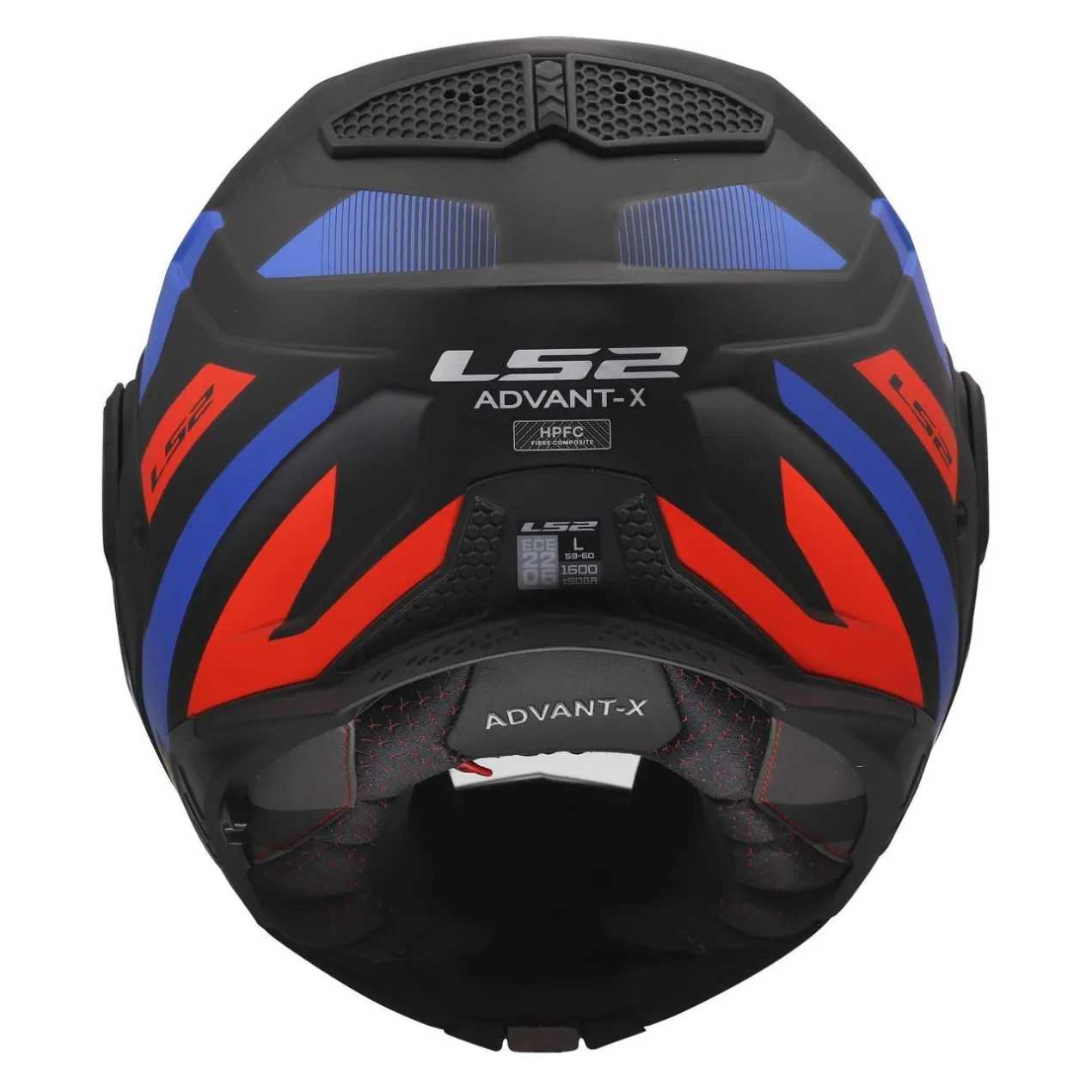 Casco Ribaltabile Ls2 Ff901 Advant X Nova Black Red Blue