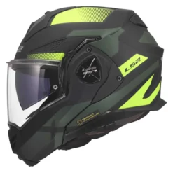 Casco Ribaltabile Ls2 Ff901 Advant X Nova Black H-v Yellow