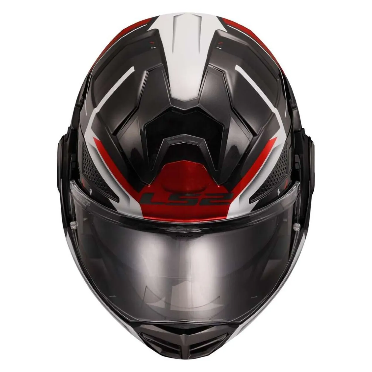 Casco Ribaltabile Ls2 Ff901 Advant X Spectrum Black White Red