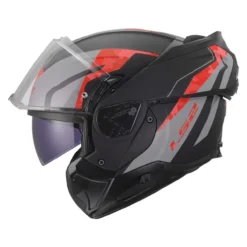 Casco Ribaltabile Ls2 Ff910 Advant II Glide Black Grey Red