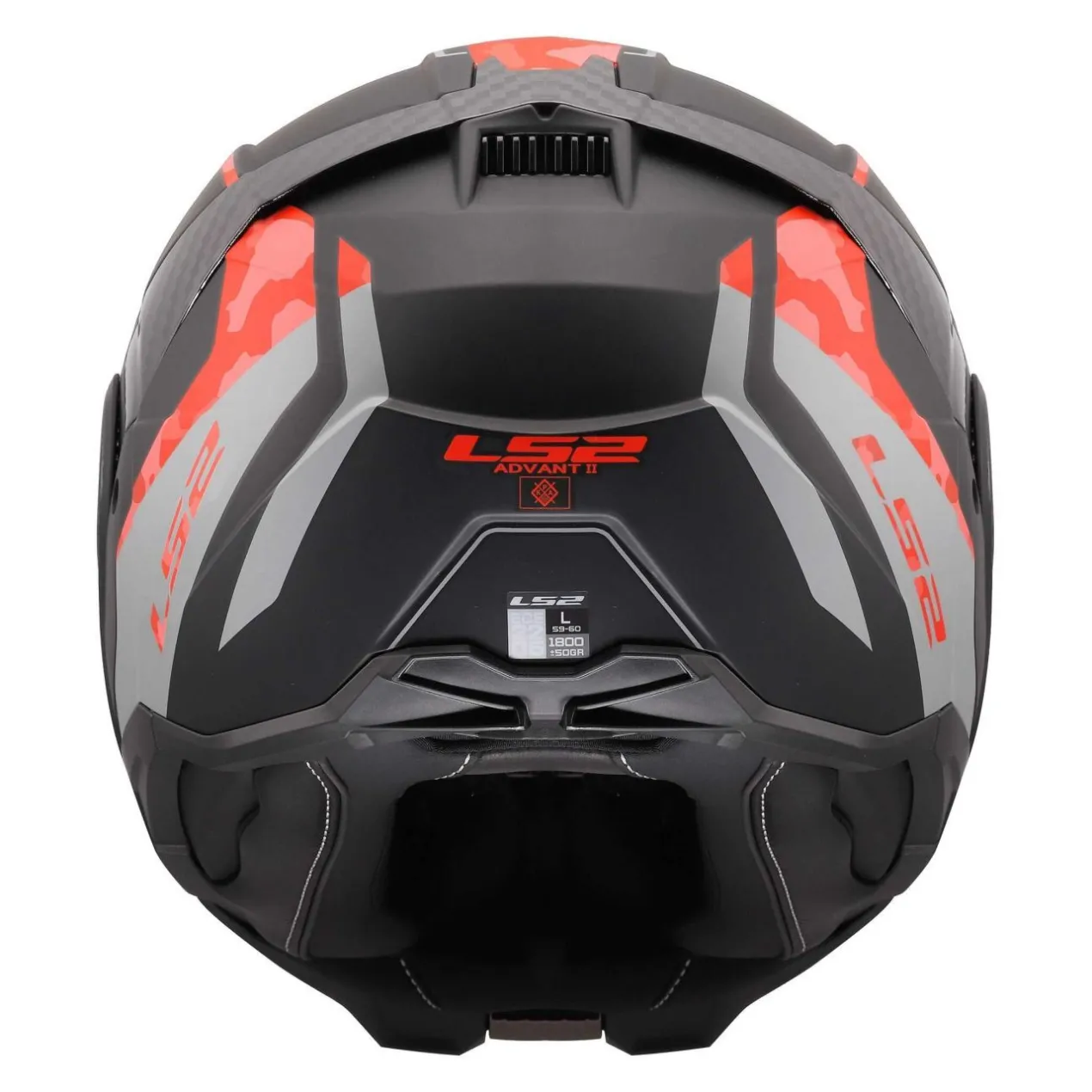 Casco Ribaltabile Ls2 Ff910 Advant II Glide Black Grey Red