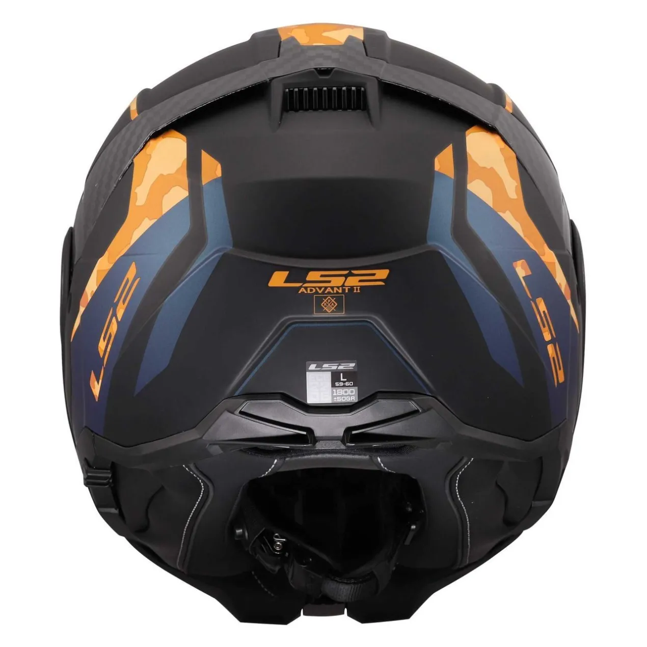 Casco Ribaltabile Ls2 Ff910 Advant II Glide Black Orange