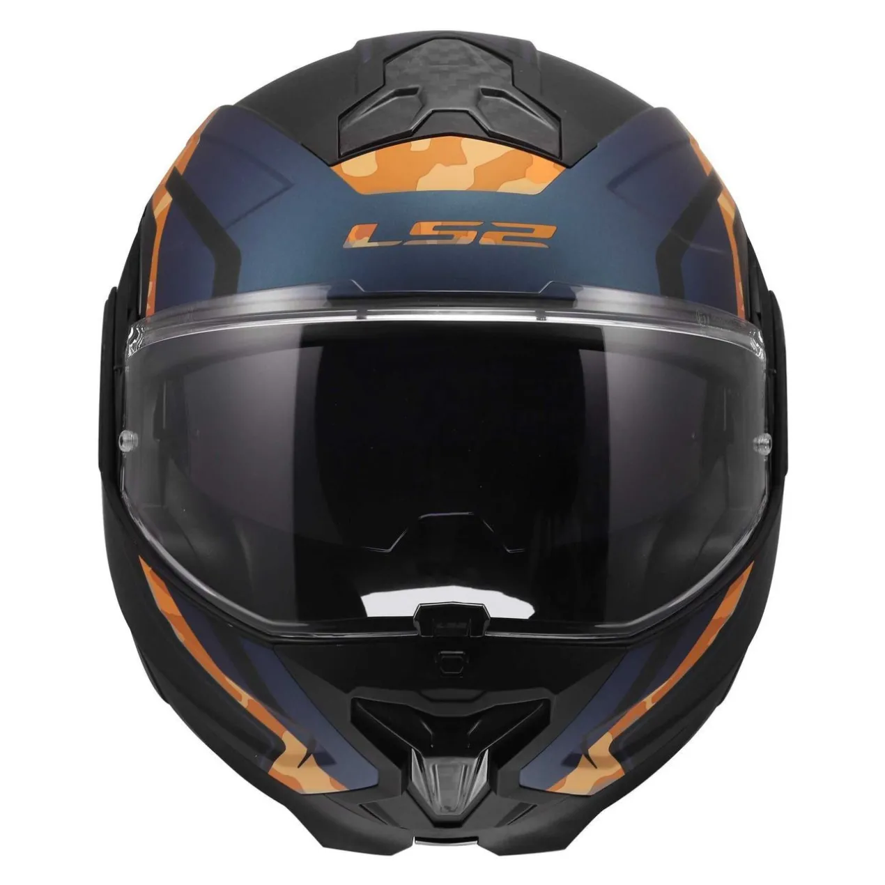 Casco Ribaltabile Ls2 Ff910 Advant II Glide Black Orange