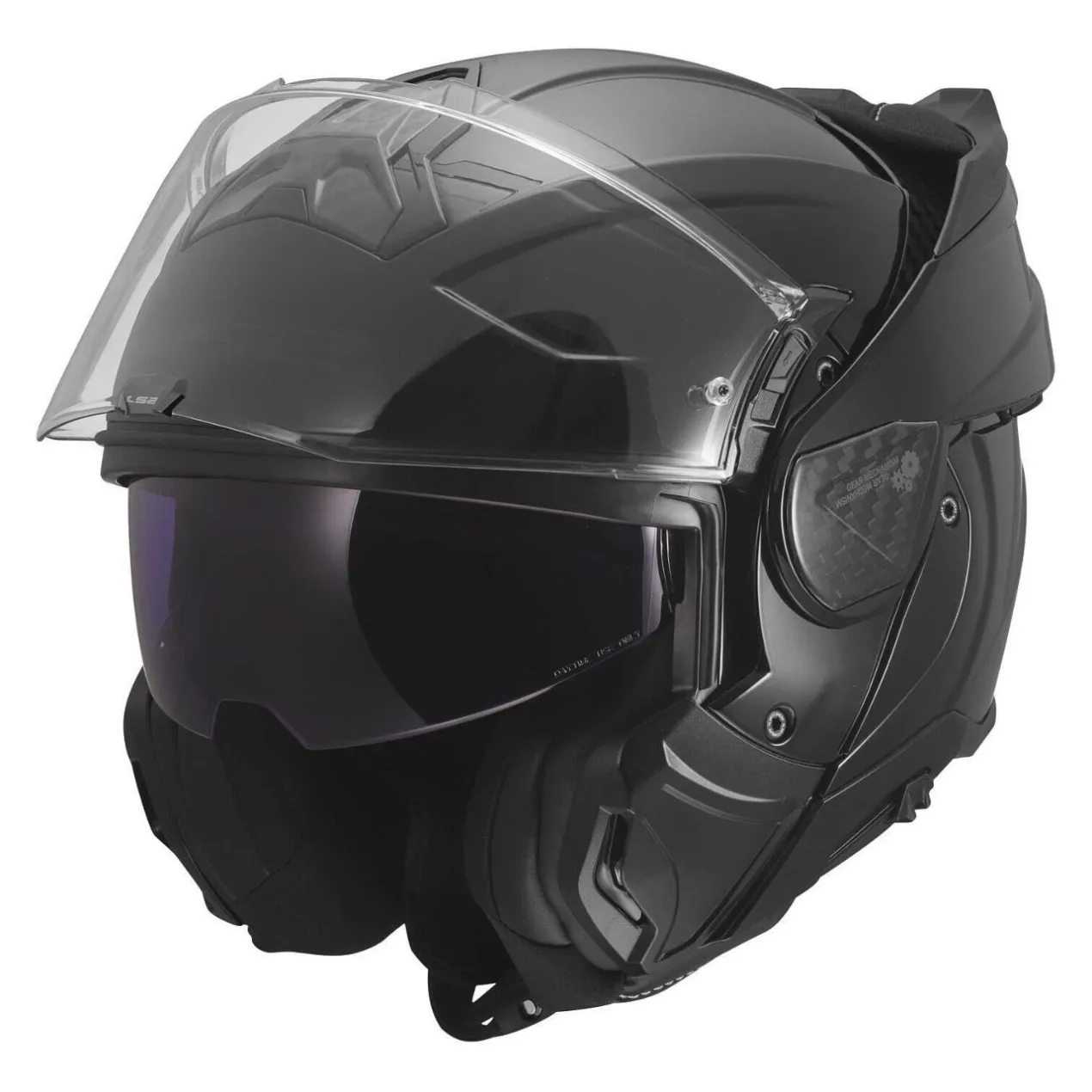 Casco Ribaltabile Ls2 Ff910 Advant II Solid Gloss Black