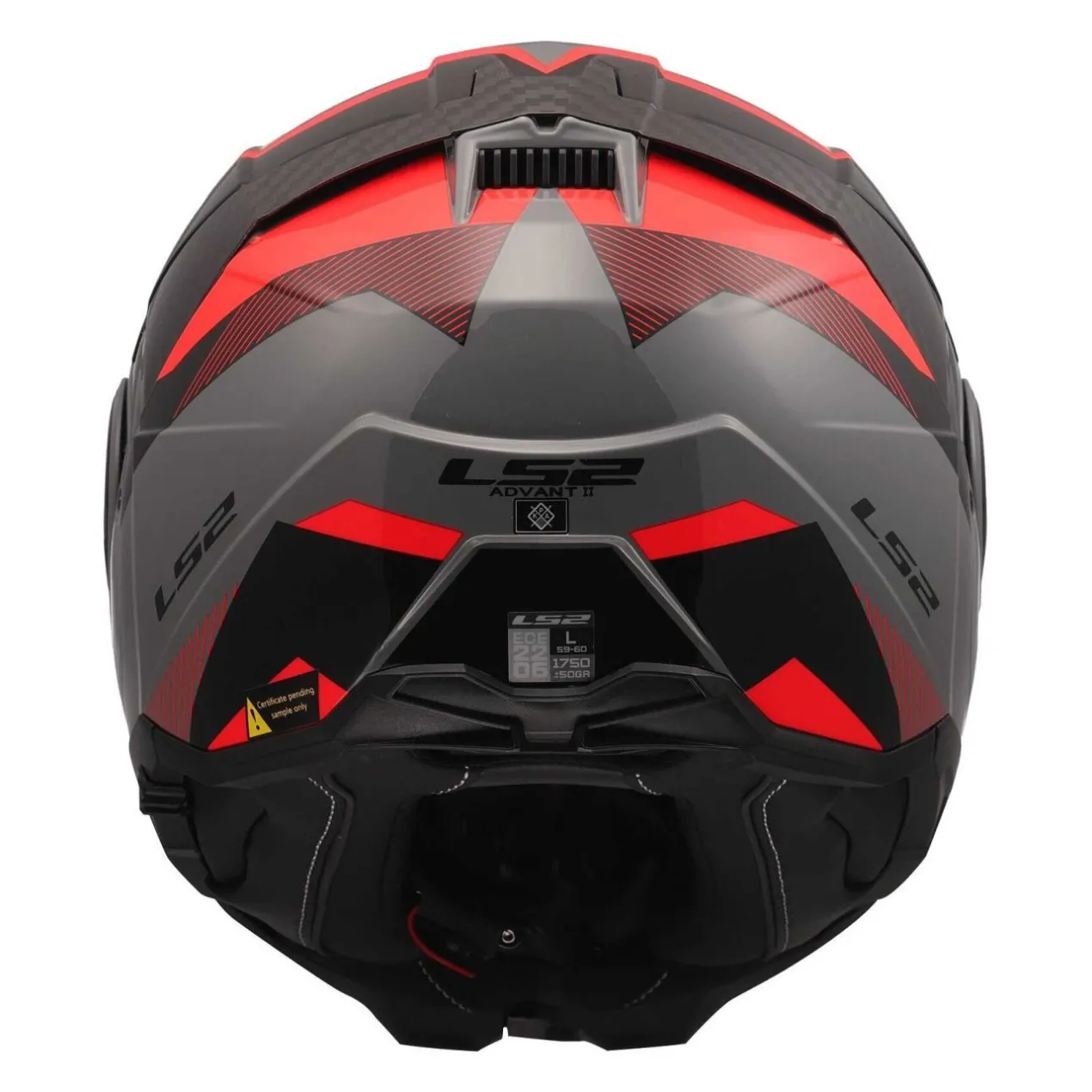 Casco Ribaltabile Ls2 Ff910 Advant II Triple Nardo Grey Blue Red