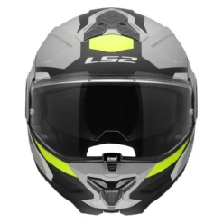 Casco Ribaltabile Ls2 Ff910 Advant II Triple Light Grey H-v Yellow