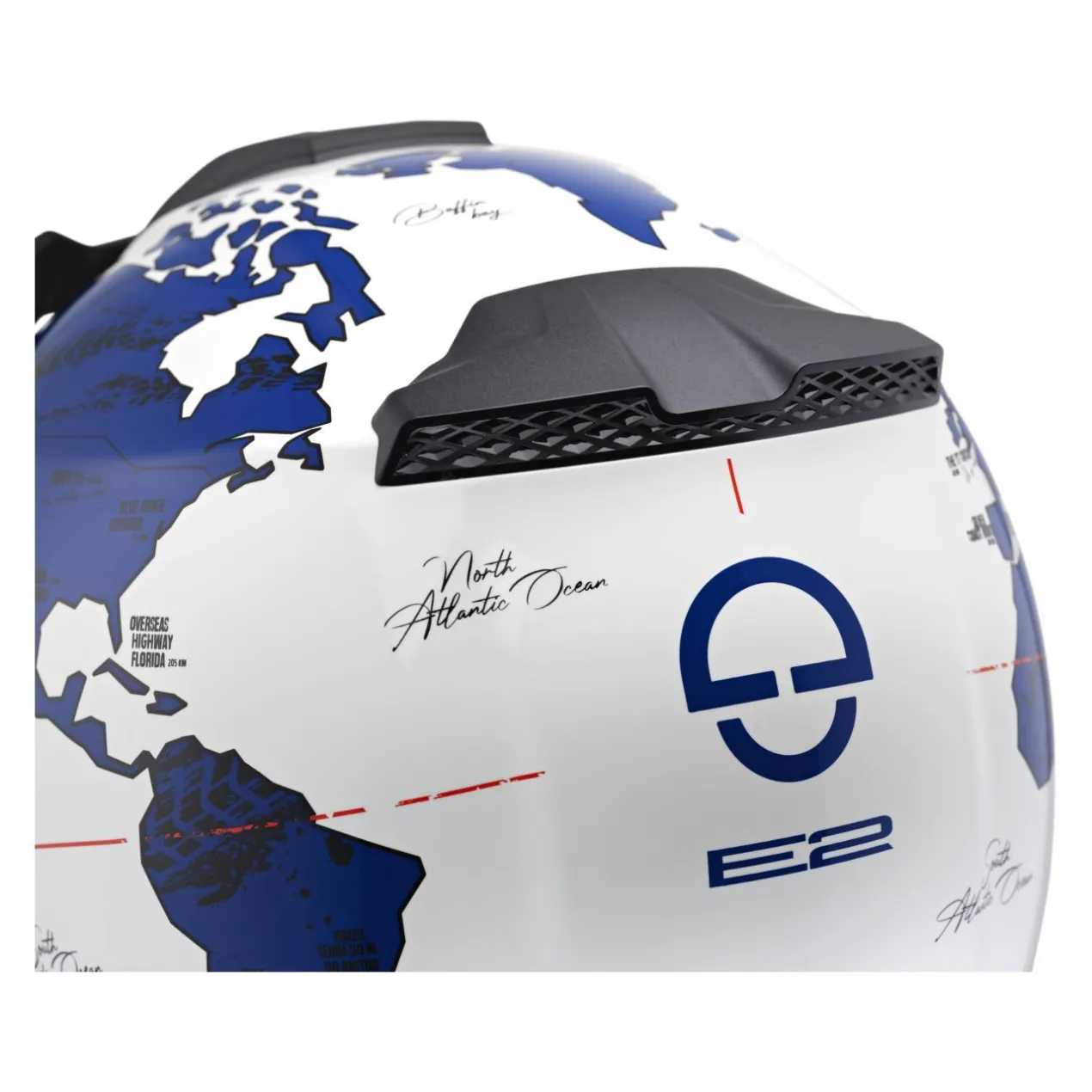 Casco Schuberth E2 Graphic Atlas Blu
