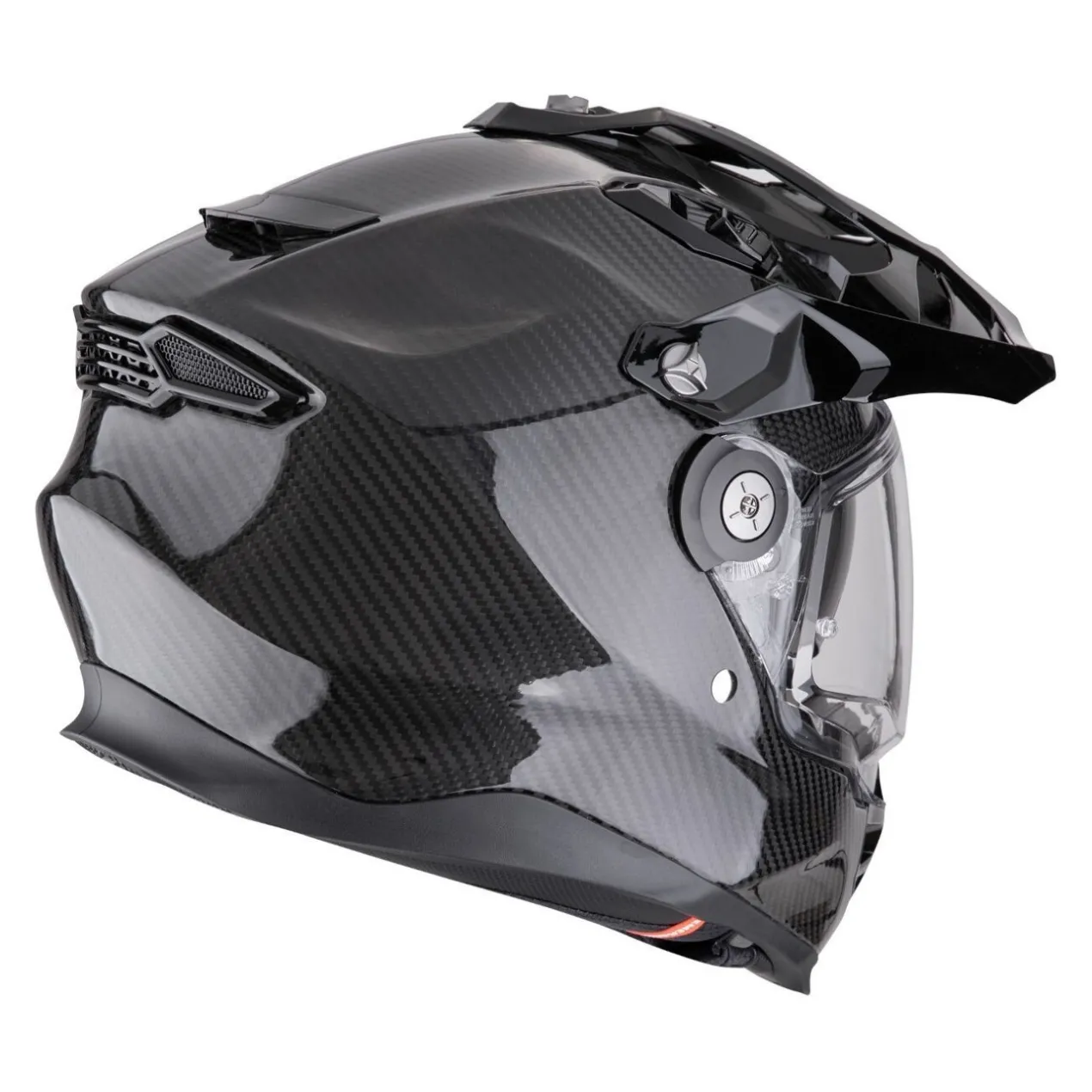 Casco Scorpion Adf-9000 Carbon Air Solid Nero