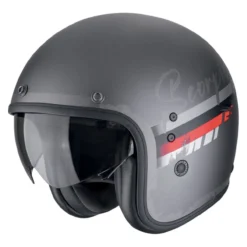 Casco Scorpion Belfast Evo Adonis Argento Opaco-rosso
