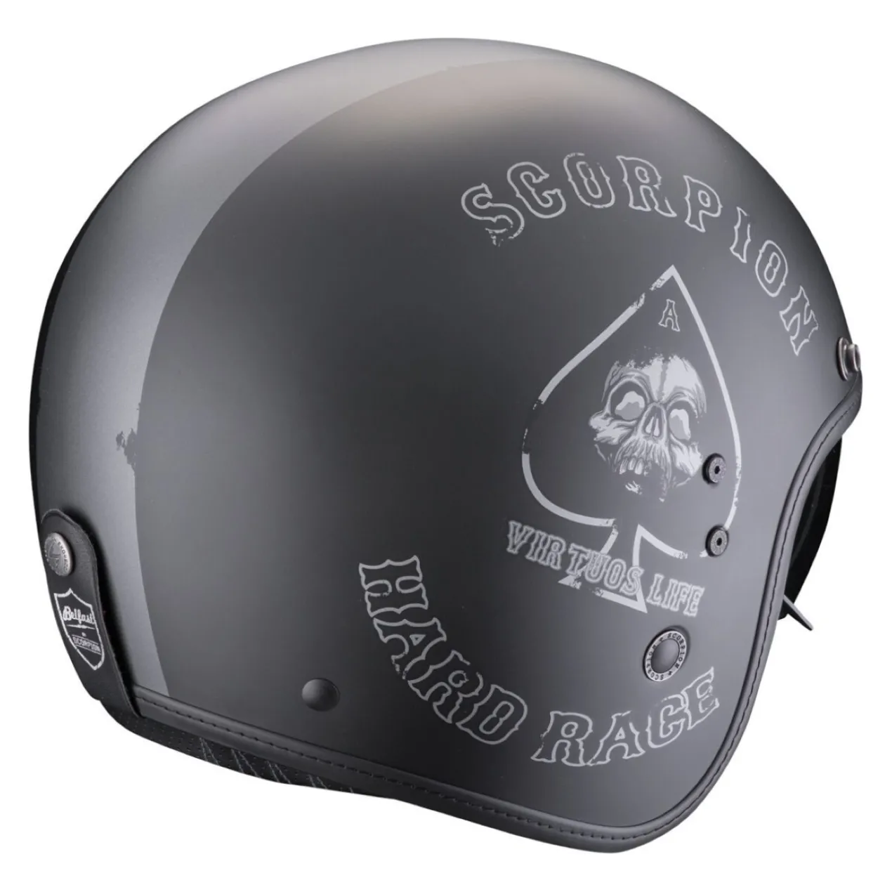 Casco Scorpion Belfast Evo Spade Nero-argento