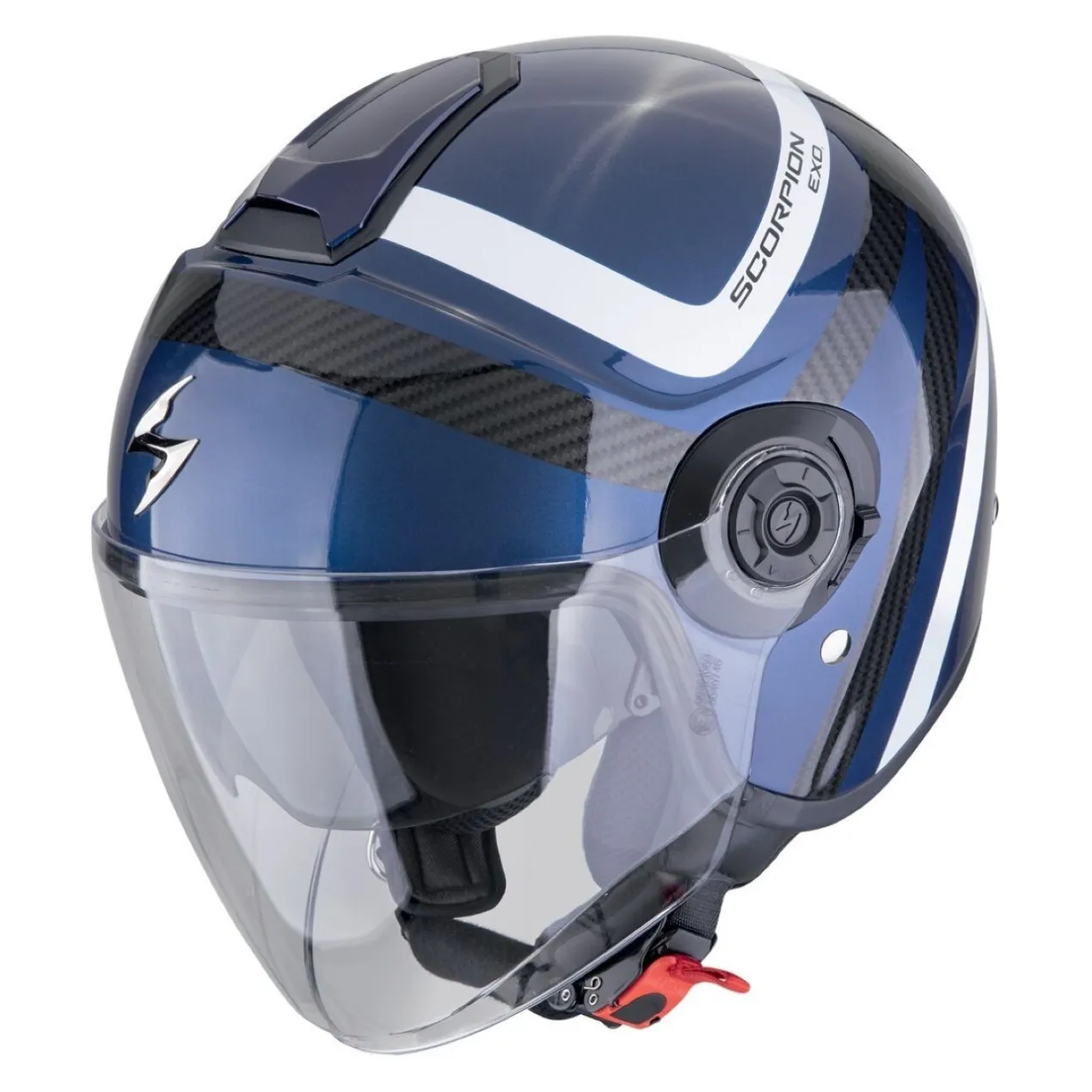 Casco Scorpion Exo-city II Riva Blu-nero