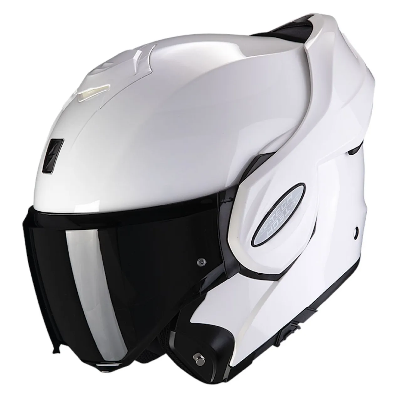 Casco Scorpion Exo-tech Evo Pro Solid Bianco Perla