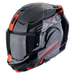 Casco Scorpion Exo-tech Evo Traveller Nero-rosso