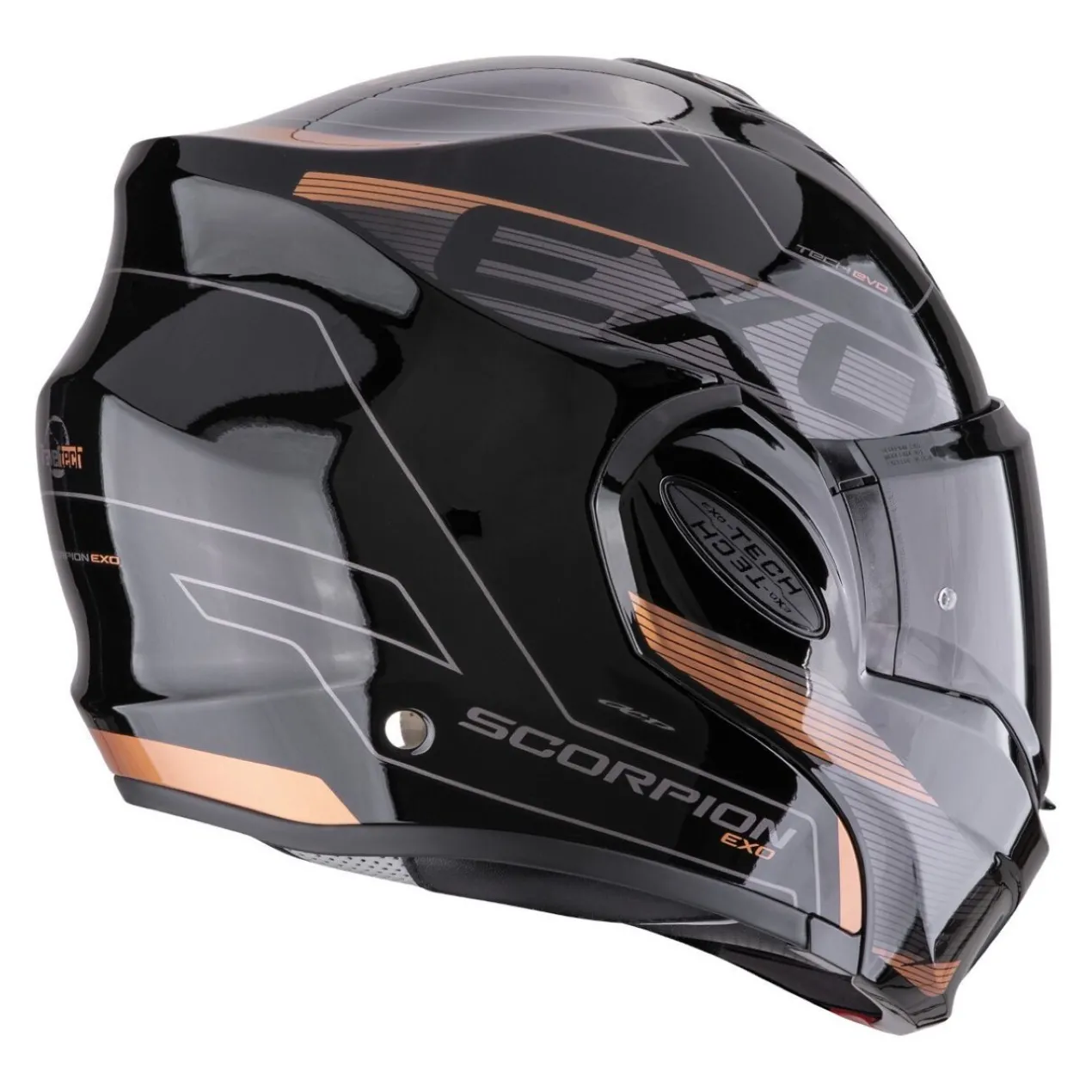 Casco Scorpion Exo-tech Evo Traveller Nero-rame