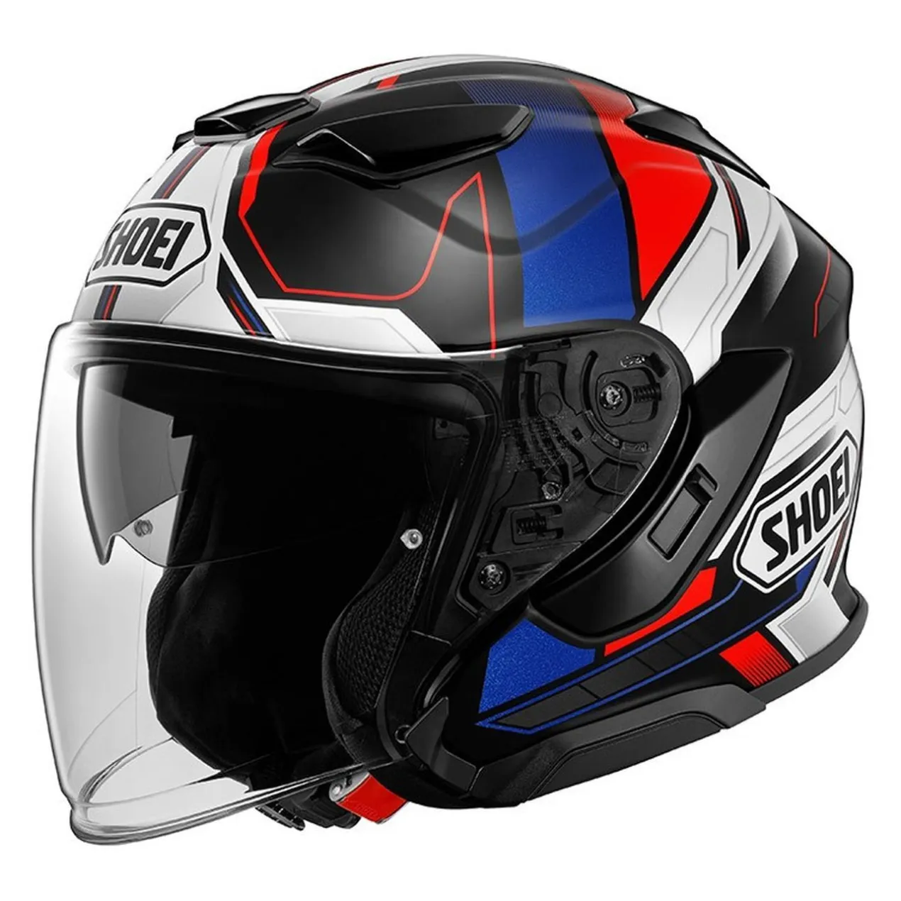 Casco Shoei J-cruise 3 Whizzy Tc10 - Blu Red Black