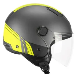Casco Ska-p 1lhg Luke Sport Antracite Giallo Flu