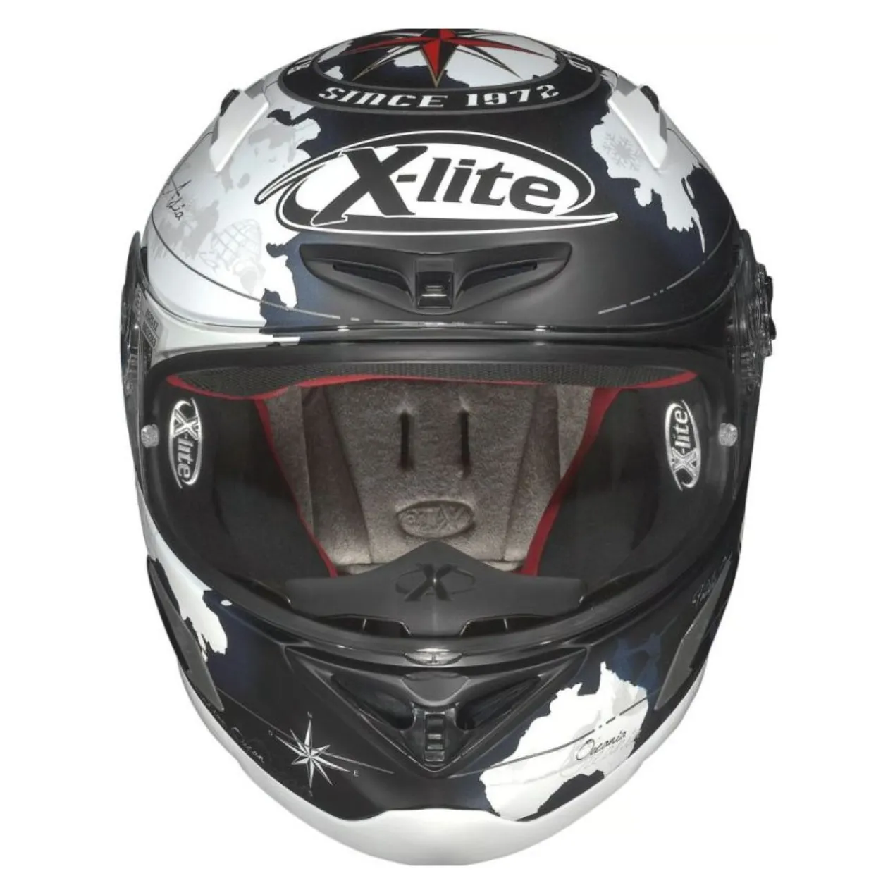 Casco Top Di Gamma Nolan X-lite X802r Rockstar Checa Flat Black