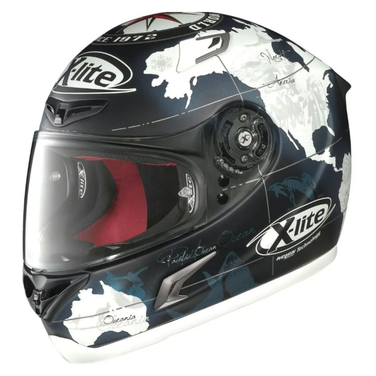Casco Top Di Gamma Nolan X-lite X802r Rockstar Checa Flat Black