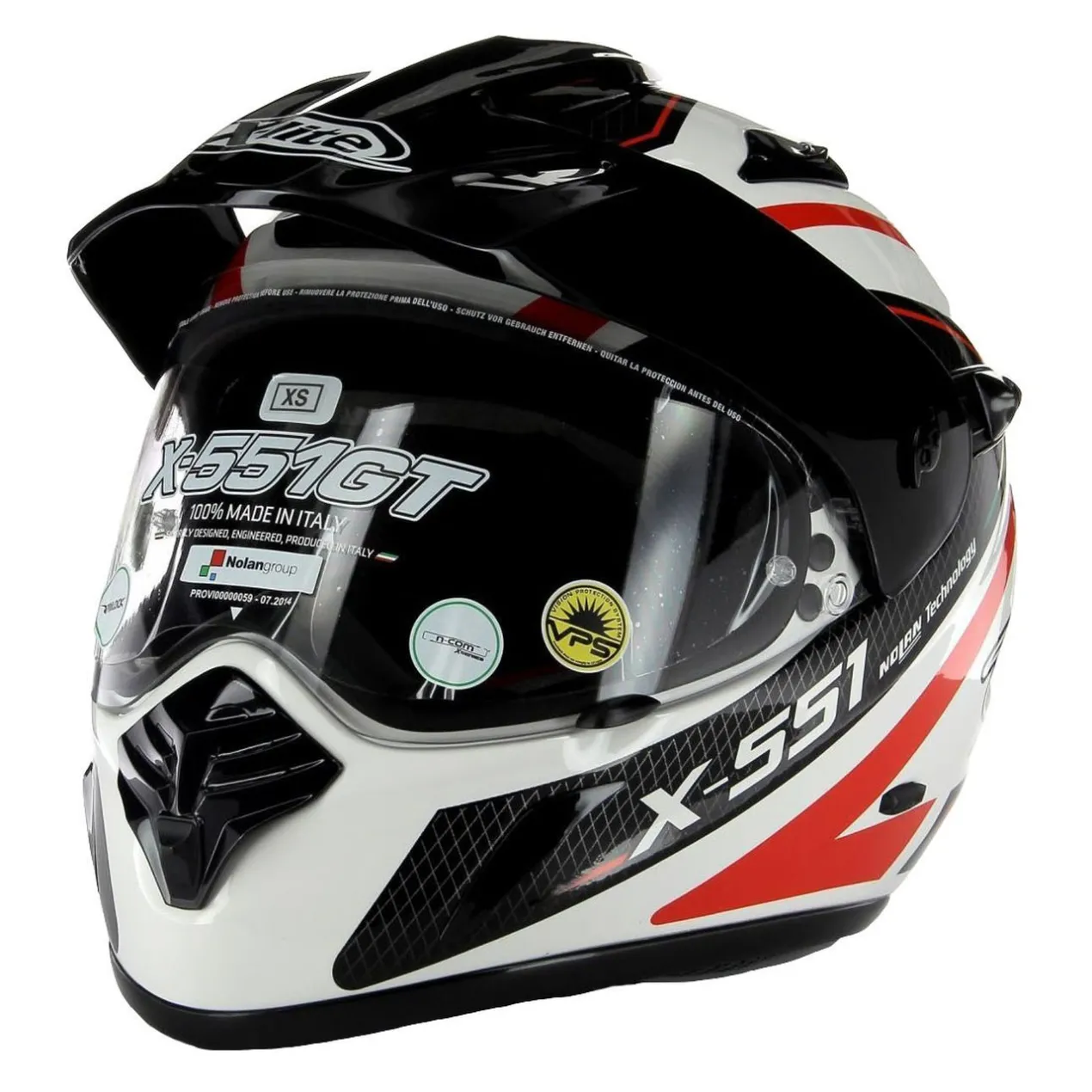Casco X-lite X551gt Shift N-com Bianco F