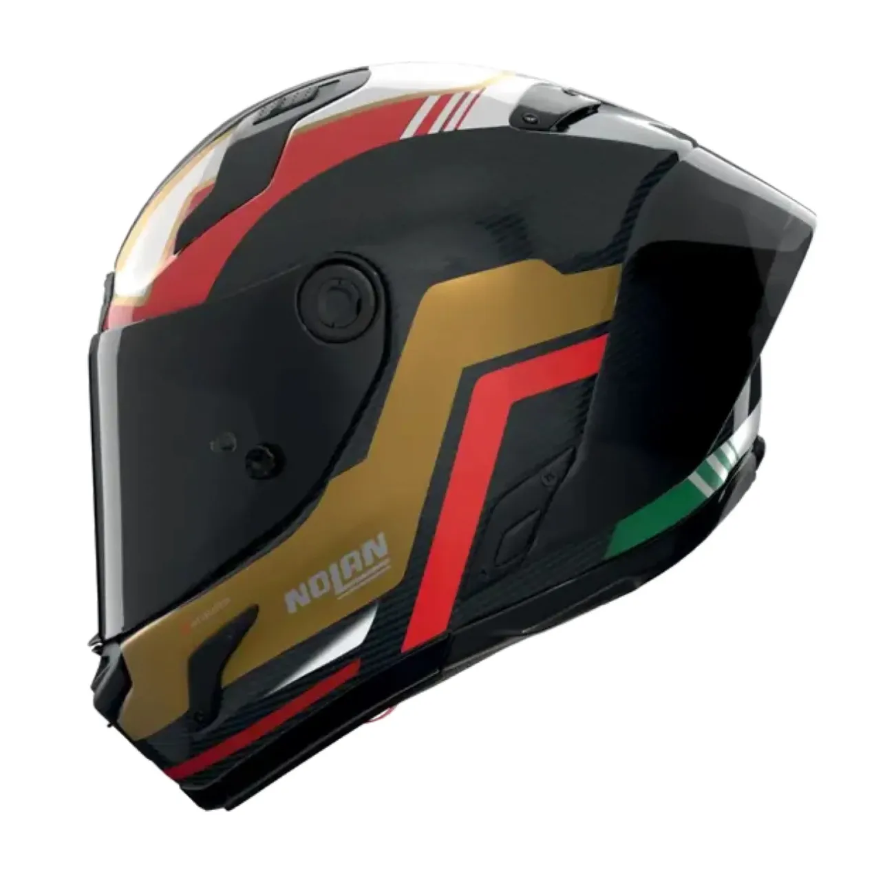 Casco X-lite X-804 Rs Piega Oro Rosso Verde Metal