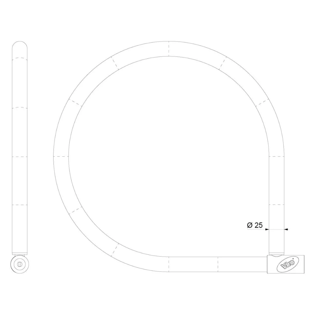 Cavo Acciaio Intrecciato Viro 2r.serpis Cavo D.25 L.120