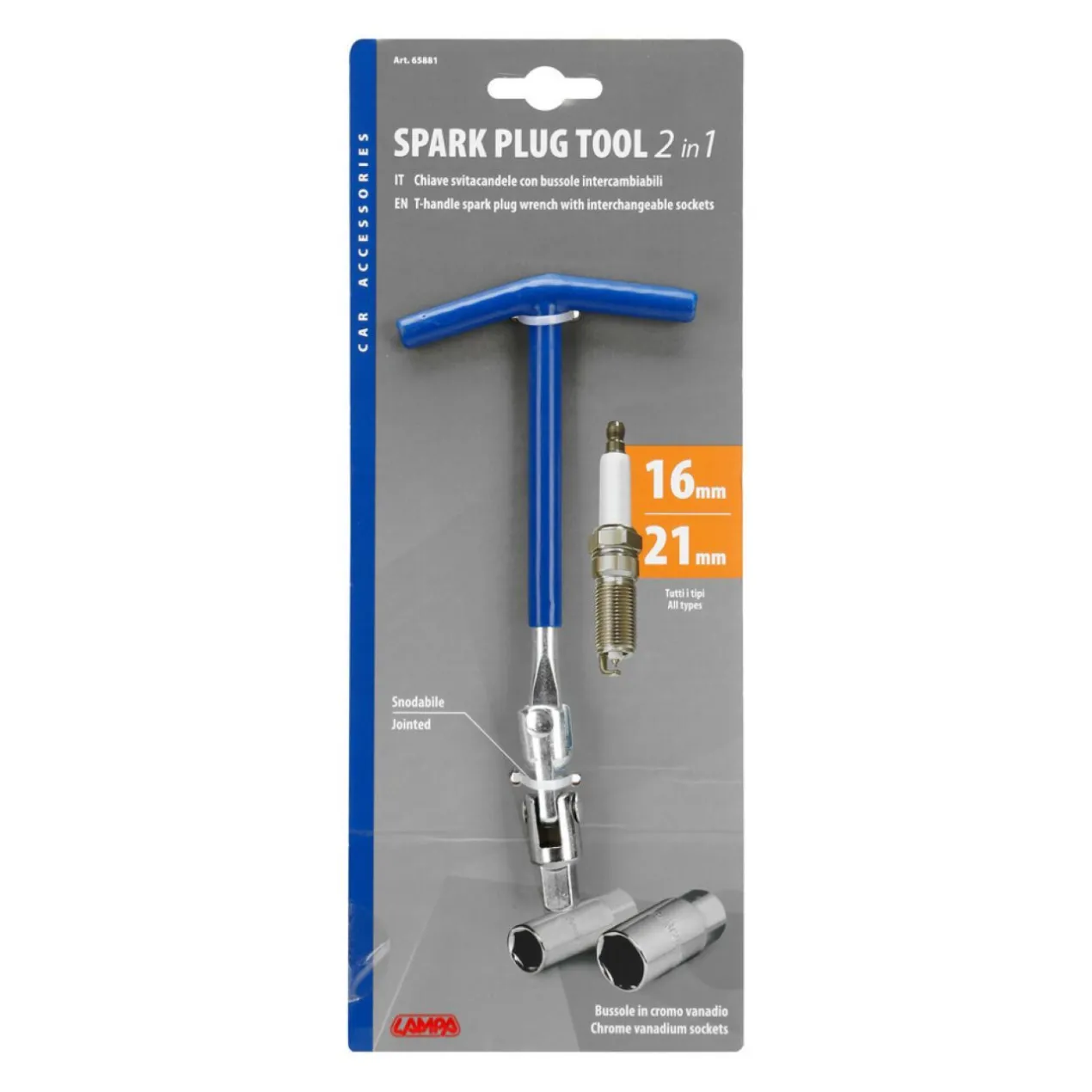 Chiave Svitacandele 16+21 Mm