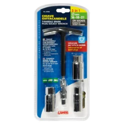 Chiave Svitacandele 16+21+18 Mm Con Manico Rivestito Lampa 65882