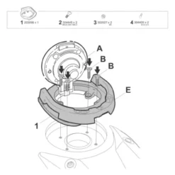Click System Fast Shad Per Borsa Serbatoio Bmw Ninet '18