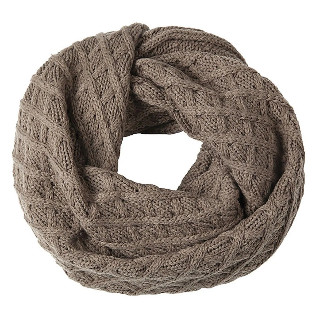Collare A Tubo Multiuso Tucanourbano Sharpei Rhombus Dark Beige