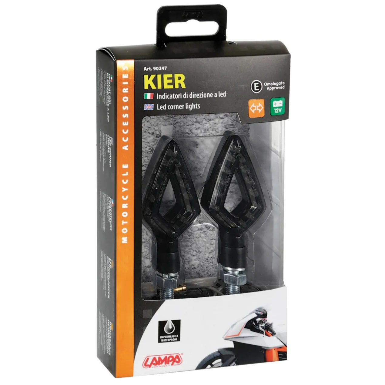 Coppia Frecce A Led Kier Nere Lampa 90247