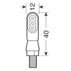 Coppia Frecce A Led Nano Nere Lampa 90476