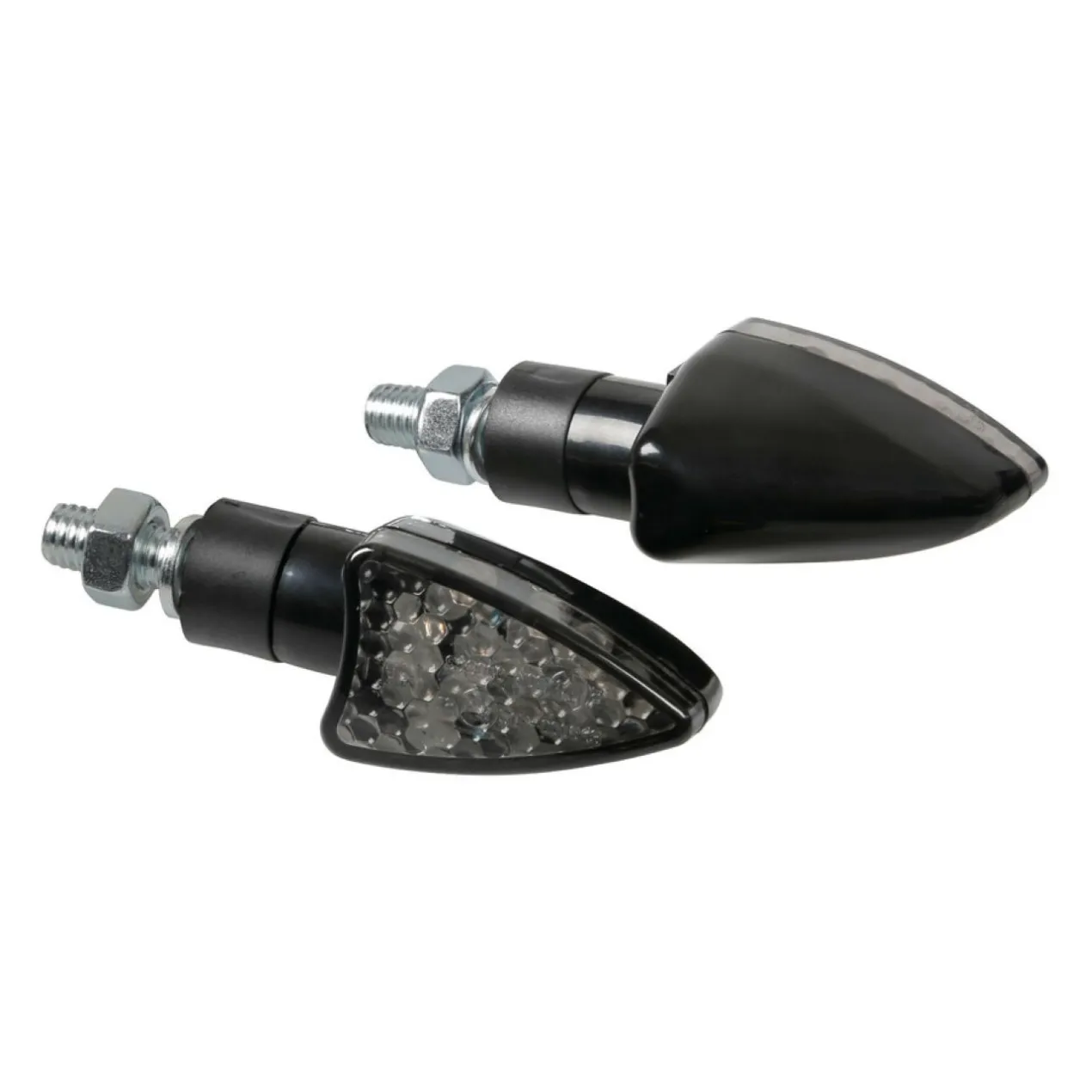 Coppia Frecce Al Led Lampa Omologate Mod Arrow Nere