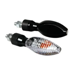 Coppia Frecce Nere Mod. Kinesis Lampada Vetro Bianco Lampa 90079