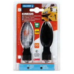 Coppia Frecce Nere Mod. Kinesis Lampada Vetro Bianco Lampa 90079