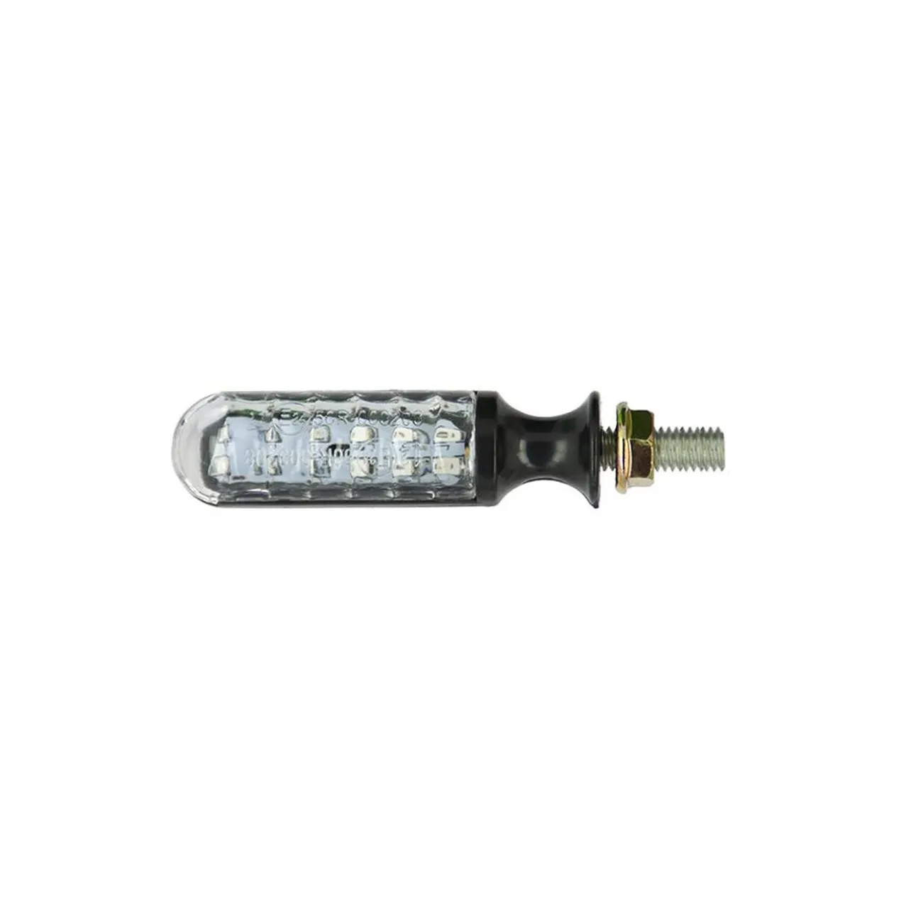Coppia Freccette Sifam Sequenziali A Led Nere/vetro Ce Cod. Cli7058