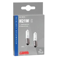 Coppia Lamp. 12v. Bay 9s 21w Nd