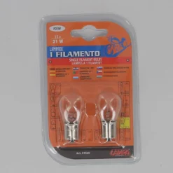 Coppia Lampadine Lampa 1 Filamento 21w Ba15s