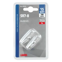 Coppia Lamp.tubol.15w Sv7 8x28mm Nd