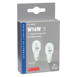 Coppia Lamp.zocc.vetro 16w W16w Nd